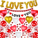 Wholesale Latex/Aluminum Film Valentine's Day Decorative Balloons Set JDC-BL-Qih007 祺惠 Wholesale Jewelry JoyasDeChina Joyas De China