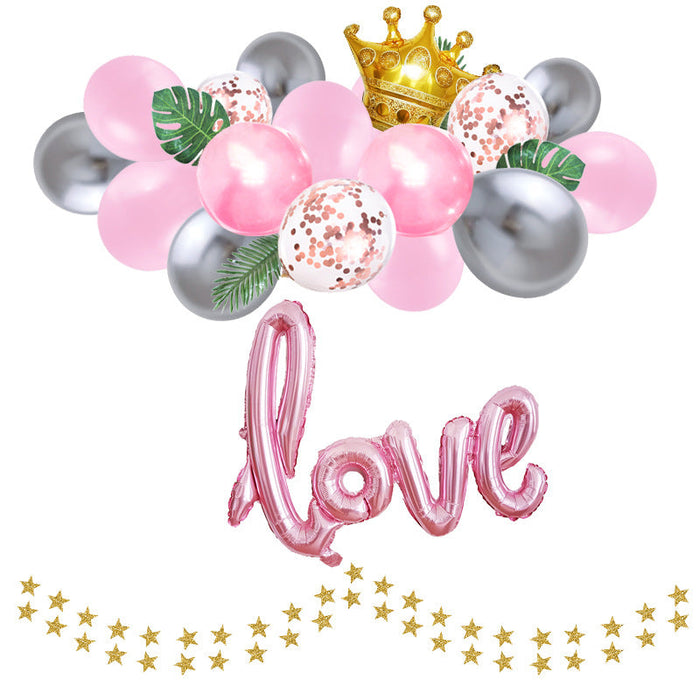 Wholesale Latex/Aluminum Film Valentine's Day Decorative Balloons Set JDC-BL-Qih009 祺惠 3 Wholesale Jewelry JoyasDeChina Joyas De China