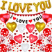 Wholesale Latex/Aluminum Film Valentine's Day Decorative Balloons Set JDC-BL-Qih010 祺惠 1 Wholesale Jewelry JoyasDeChina Joyas De China