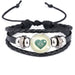 Wholesale Leather Crystal MOM Love Mother's Day Bracelet JDC-BT-NingX004 Bracelet 柠祥 12013206 Wholesale Jewelry JoyasDeChina Joyas De China