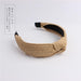 Bulk Jewelry Wholesale Leather Hand-woven raffia holiday headband JDC-HD-h003 Wholesale factory from China YIWU China