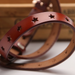 Bulk Jewelry Wholesale leather hollow five-pointed star Womenbelt JDC-WB-kp008 Wholesale factory from China YIWU China