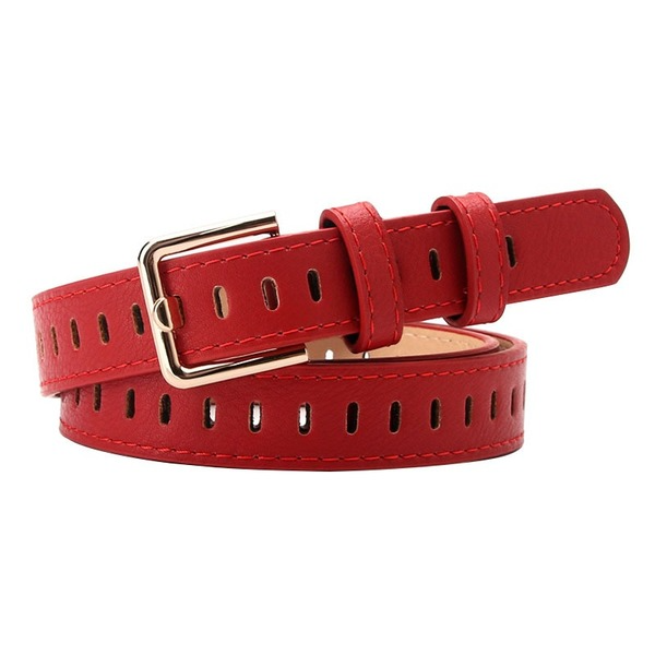 Bulk Jewelry Wholesale leather-like hollowed-out punching-free Womenbelt JDC-WB-syc020 Wholesale factory from China YIWU China