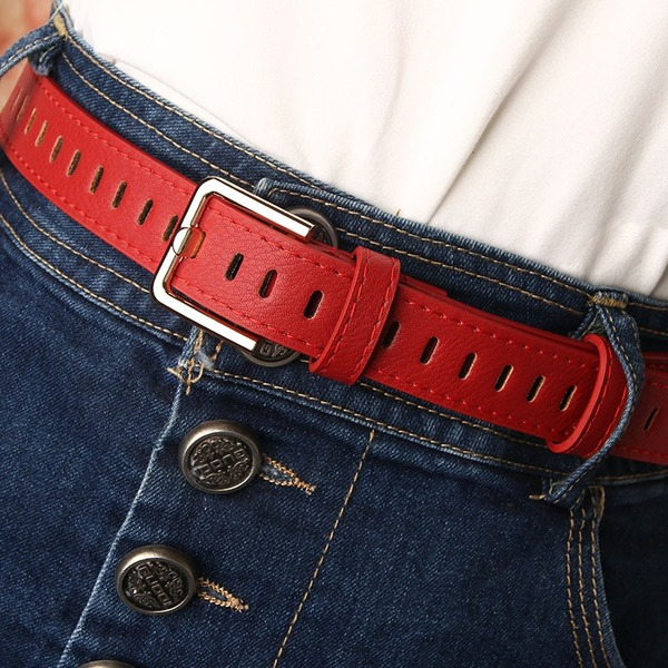 Bulk Jewelry Wholesale leather-like hollowed-out punching-free Womenbelt JDC-WB-syc020 Wholesale factory from China YIWU China