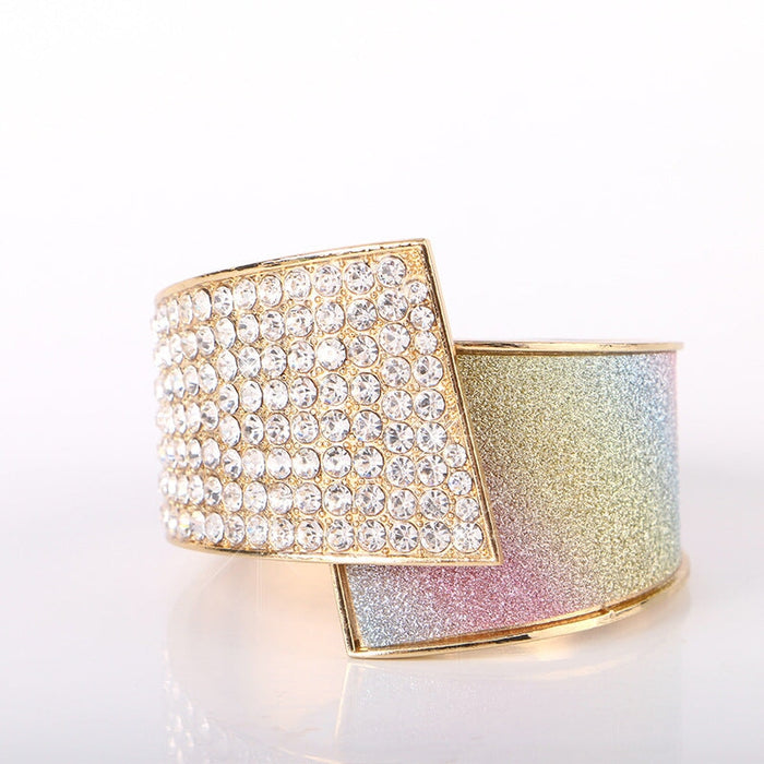 Wholesale Leather Rhinestone Plating Alloy Bracelet JDC-BT-DZL005 Bracelet 蝶之恋 color Wholesale Jewelry JoyasDeChina Joyas De China