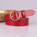 Bulk Jewelry Wholesale leather round pin buckle Womenbelt JDC-WB-kp009 Wholesale factory from China YIWU China