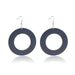 Wholesale leather teardrop print earrings JDC-ES-ManY020 Earrings 满溢 Wholesale Jewelry JoyasDeChina Joyas De China