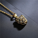 Bulk Jewelry Wholesale Leopard head pendant necklace JDC-ag122 Wholesale factory from China YIWU China