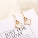 Bulk Jewelry Wholesale letter Shell Earrings  	JDC-NE-b157 Wholesale factory from China YIWU China