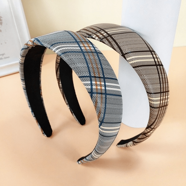 Wholesale light blue PU leather hair band JDC-HD-O354 Headband 潮炫 Wholesale Jewelry JoyasDeChina Joyas De China