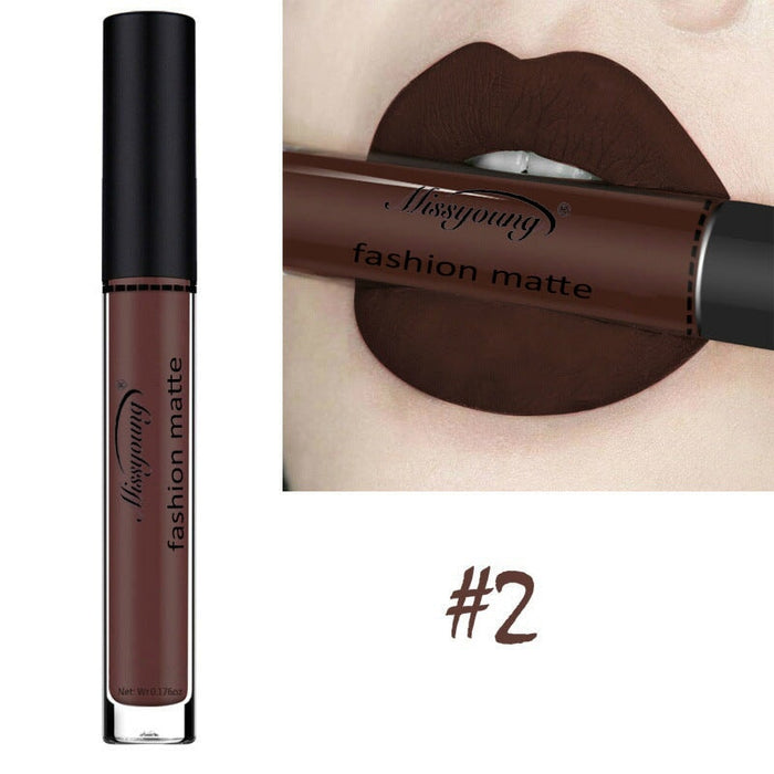 Wholesale lipstick genuine hot sale matte lipstick non stick cup JDC-MK-YanQ001 lipstick 颜俏 2# Wholesale Jewelry JoyasDeChina Joyas De China