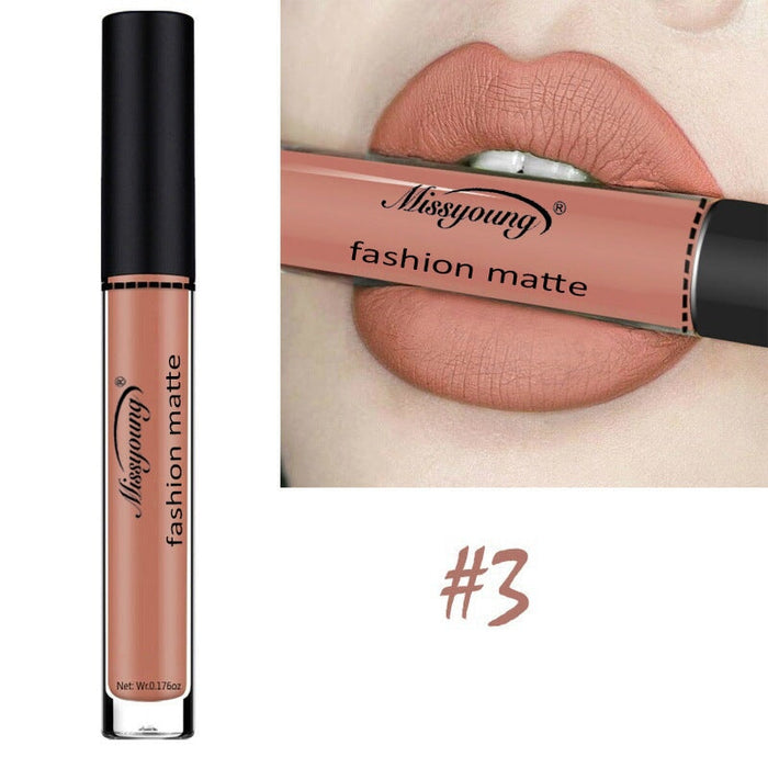 Wholesale lipstick genuine hot sale matte lipstick non stick cup JDC-MK-YanQ001 lipstick 颜俏 3# Wholesale Jewelry JoyasDeChina Joyas De China