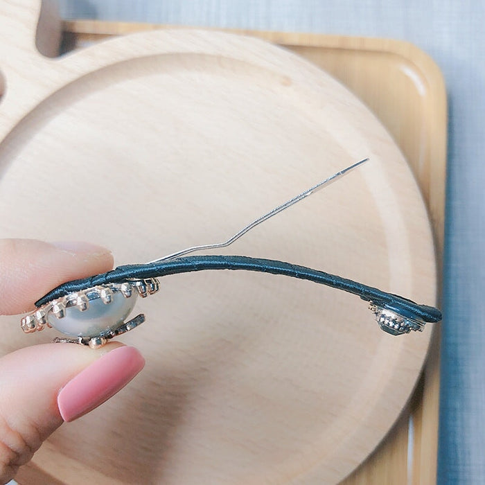 Wholesale Little Bee Oval Alloy Hair Clip Rubber Band Hair Rope JDC-HS-GSXP003 Hair Scrunchies 宏鑫 Wholesale Jewelry JoyasDeChina Joyas De China