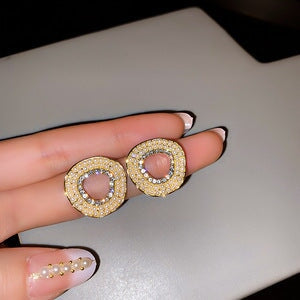Wholesale long flower butterfly pearl earrings JDC-ES-BY191 Earrings 宝钰 20 Wholesale Jewelry JoyasDeChina Joyas De China