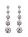 Wholesale long fringed zircon earrings MOQ≥2 JDC-ES-Kas003 Earrings 卡诗 Wholesale Jewelry JoyasDeChina Joyas De China
