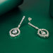 Wholesale long tassel vintage purple silver plated earrings JDC-ES-BZ008 Earrings 标志 Wholesale Jewelry JoyasDeChina Joyas De China