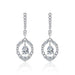 Wholesale long tassel vintage purple silver plated earrings JDC-ES-BZ008 Earrings 标志 Wholesale Jewelry JoyasDeChina Joyas De China