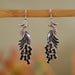 Wholesale long vintage Chinoiserie diamond alloy earrings JDC-ES-daiq015 Earrings 黛茜 Wholesale Jewelry JoyasDeChina Joyas De China