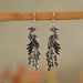 Wholesale long vintage Chinoiserie diamond alloy earrings JDC-ES-daiq015 Earrings 黛茜 2 Wholesale Jewelry JoyasDeChina Joyas De China