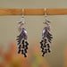 Wholesale long vintage Chinoiserie diamond alloy earrings JDC-ES-daiq015 Earrings 黛茜 4 Wholesale Jewelry JoyasDeChina Joyas De China