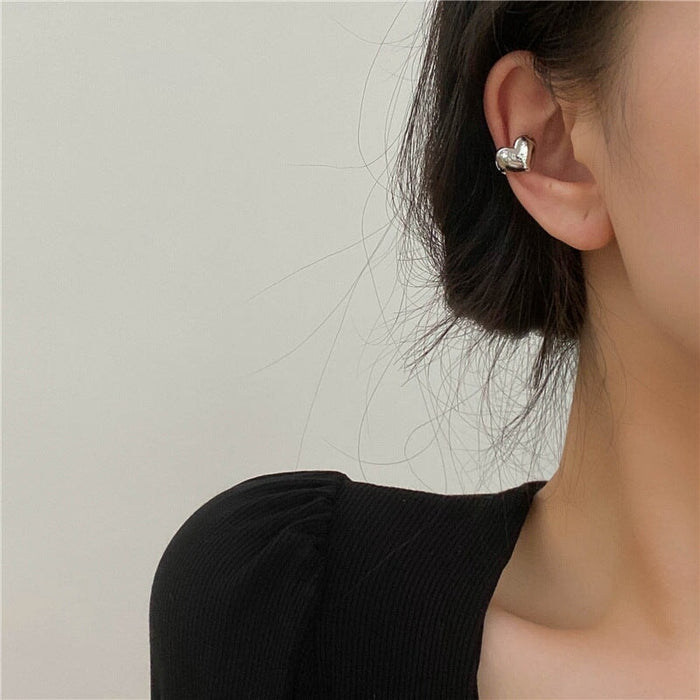 Wholesale love alloy ear bone clip JDC-ES-ChiH014 Earrings 池豪 Wholesale Jewelry JoyasDeChina Joyas De China