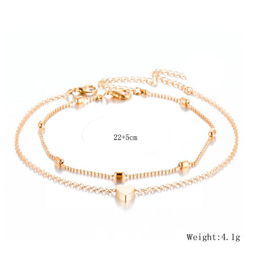 Wholesale love Beach Resort copper Anklets JDC-AS-YeB005 anklets 烨贝 Wholesale Jewelry JoyasDeChina Joyas De China