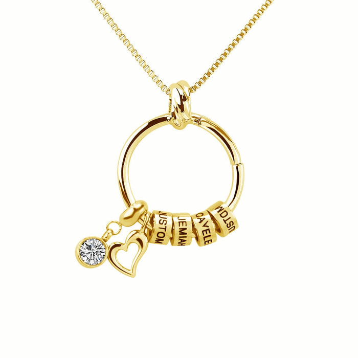 Wholesale love engraved diamond necklace for mother's Day gifts JDC-NE-Mail014 Necklaces 麦伦 Wholesale Jewelry JoyasDeChina Joyas De China