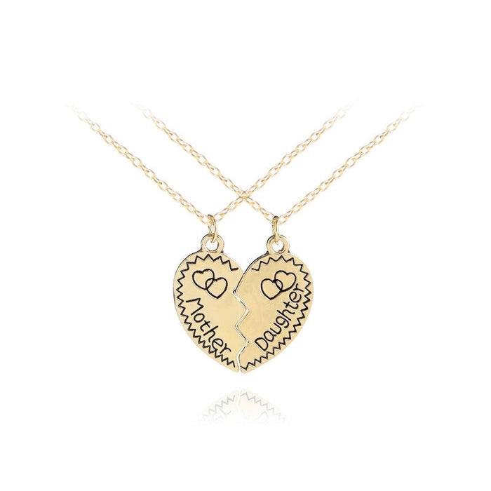 Wholesale love lettering Mother's Day alloy necklace JDC-NE-LangT010 Necklaces 阆天 1 Wholesale Jewelry JoyasDeChina Joyas De China