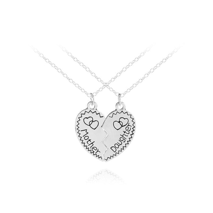 Wholesale love lettering Mother's Day alloy necklace JDC-NE-LangT010 Necklaces 阆天 2 Wholesale Jewelry JoyasDeChina Joyas De China