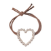 Bulk Jewelry Wholesale love pearl Hair Scrunchies JDC-HS-K060 Wholesale factory from China YIWU China