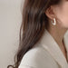 Wholesale love vintage pearl bow earrings JDC-ES-BY190 Earrings 宝钰 Wholesale Jewelry JoyasDeChina Joyas De China