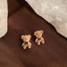 Wholesale love vintage pearl bow earrings JDC-ES-BY190 Earrings 宝钰 Wholesale Jewelry JoyasDeChina Joyas De China