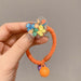 Wholesale lovely color mm bean round peach heart Hair Scrunchies JDC-HS-GSFS005 Hair Scrunchies 夙尚 A223-2orange Wholesale Jewelry JoyasDeChina Joyas De China