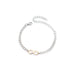 Wholesale Lucky Number 8 Eternal Titanium Steel Bracelet JDC-BT-ZiR005 Bracelet 孜瑞 NK rose gold Wholesale Jewelry JoyasDeChina Joyas De China