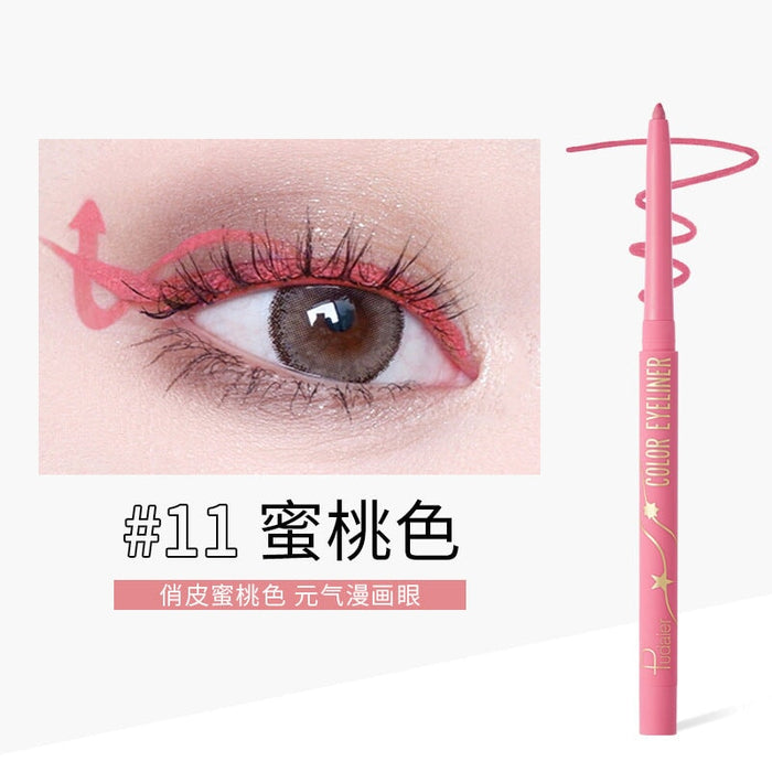Wholesale makeup is not easy to smudge anti-sweat dye holding makeup color eyeliner JDC-SH-YueY001 eyeliner 悦盈 11 Wholesale Jewelry JoyasDeChina Joyas De China