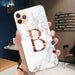 Wholesale marble letters are available for iPhone12 transparent phone case JDC-PC-KEX002 Phone Cases 科讯 Wholesale Jewelry JoyasDeChina Joyas De China
