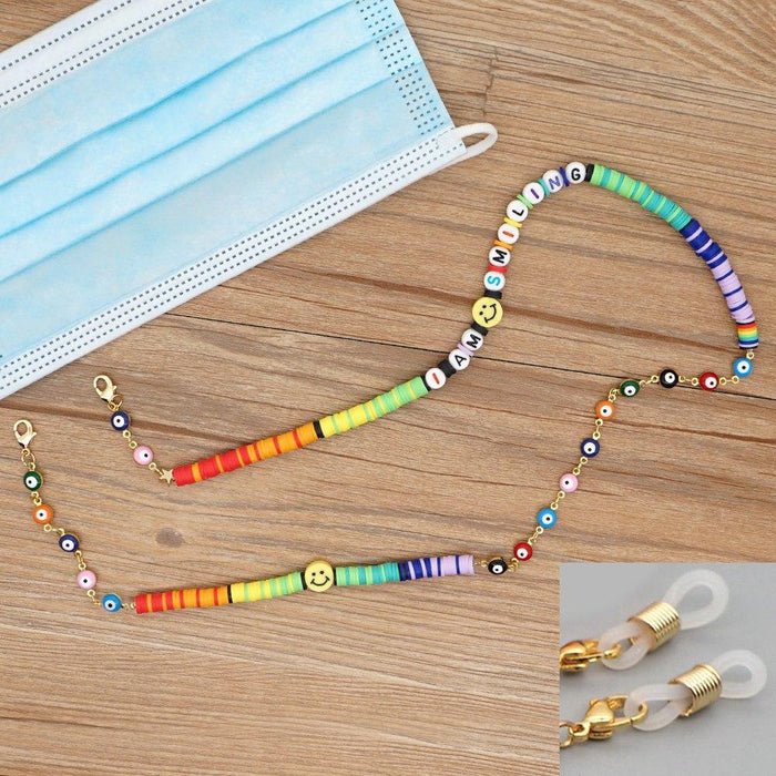 Bulk Jewelry Wholesale Mask glasses chain lanyard chain IAMSMILING JDC-gbh118 Wholesale factory from China YIWU China