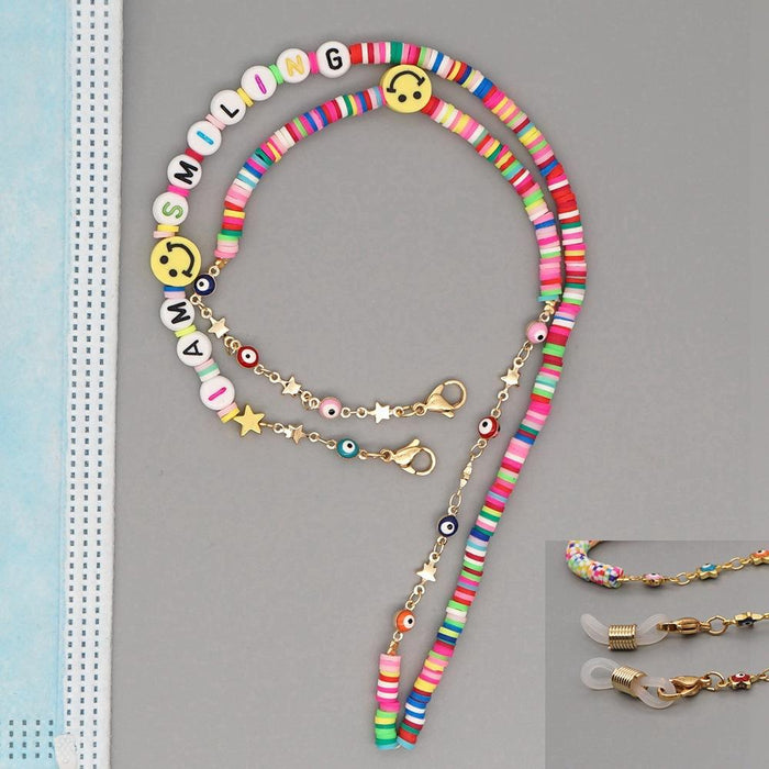 Bulk Jewelry Wholesale Mask glasses chain lanyard chain IAMSMILING JDC-gbh118 Wholesale factory from China YIWU China