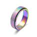 Wholesale matte rotatable seven-color pearl sand stainless steel ring JDC-RS-QianF003 Rings 千风 Wholesale Jewelry JoyasDeChina Joyas De China