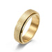 Wholesale matte rotatable seven-color pearl sand stainless steel ring JDC-RS-QianF003 Rings 千风 golden 4# Wholesale Jewelry JoyasDeChina Joyas De China