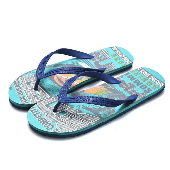 Wholesale men summer sandals and slippers plastic PE beach soft bottom flip flops JDC-SP-MuS002 Slippers 木氏 Wholesale Jewelry JoyasDeChina Joyas De China