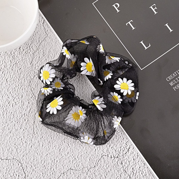 Bulk Jewelry Wholesale mesh Daisy large intestine Hair Scrunchies JDC-HS-K058 Wholesale factory from China YIWU China