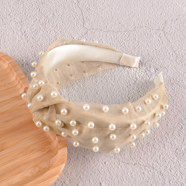 Bulk Jewelry Wholesale mesh pearl hair hoops JDC-HD-K016 Wholesale factory from China YIWU China