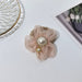 Wholesale Mesh Pearl Sunflower Rubber Band Hair Tie Hair Scrunchies JDC-HS-YaoX001 Hair Scrunchies 姚萱 Wholesale Jewelry JoyasDeChina Joyas De China