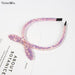 Wholesale mesh Sequin rabbit ear headband JDC-HD-XinX003 headband 心喜 1# Wholesale Jewelry JoyasDeChina Joyas De China