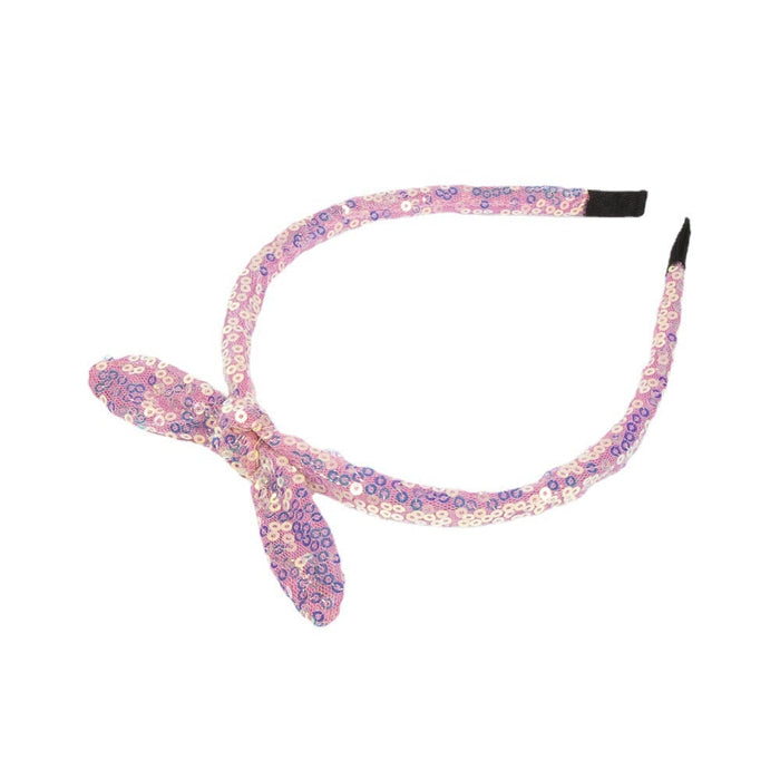 Wholesale mesh Sequin rabbit ear headband JDC-HD-XinX003 headband 心喜 Wholesale Jewelry JoyasDeChina Joyas De China