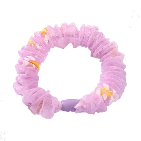 Bulk Jewelry Wholesale mesh small daisy Hair Scrunchies JDC-HS-K042 Wholesale factory from China YIWU China