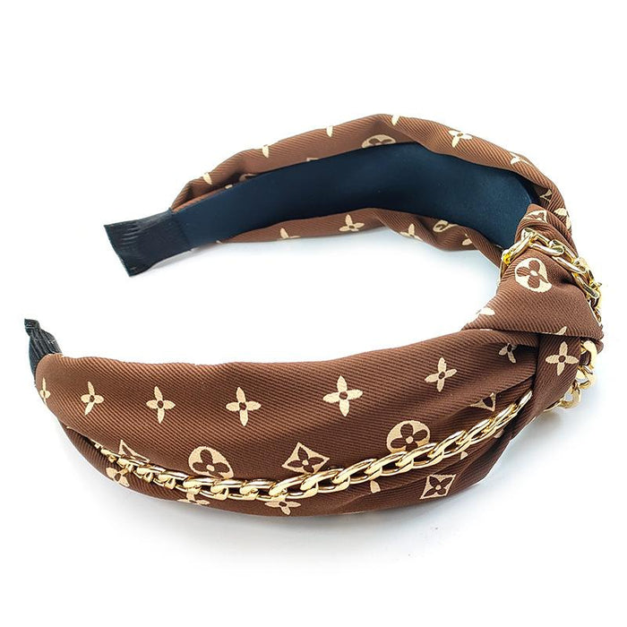 Bulk Jewelry Wholesale metal chain knot headband JDC-HD-O051 Wholesale factory from China YIWU China