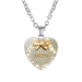 Wholesale Metal Glass MOM Heart Shape Mother's Day Pendant Necklace JDC-NE-NingX001 Necklaces 柠祥 62046705 Wholesale Jewelry JoyasDeChina Joyas De China