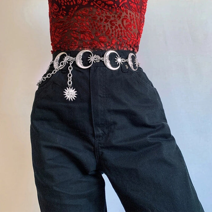 Wholesale Metal Gold Thick Chain Body Chain Vintage Waist Chain JDC-BJ-TZ001 Body Jewelry 天缀 white K Wholesale Jewelry JoyasDeChina Joyas De China